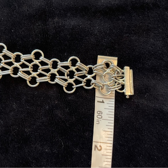 Woven link women's bracelet silver 925 - Picture 9 of 9